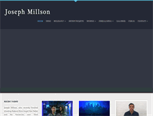 Tablet Screenshot of josephmillson.com